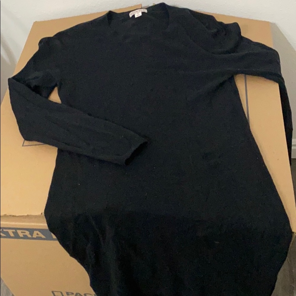 Black sweater dress